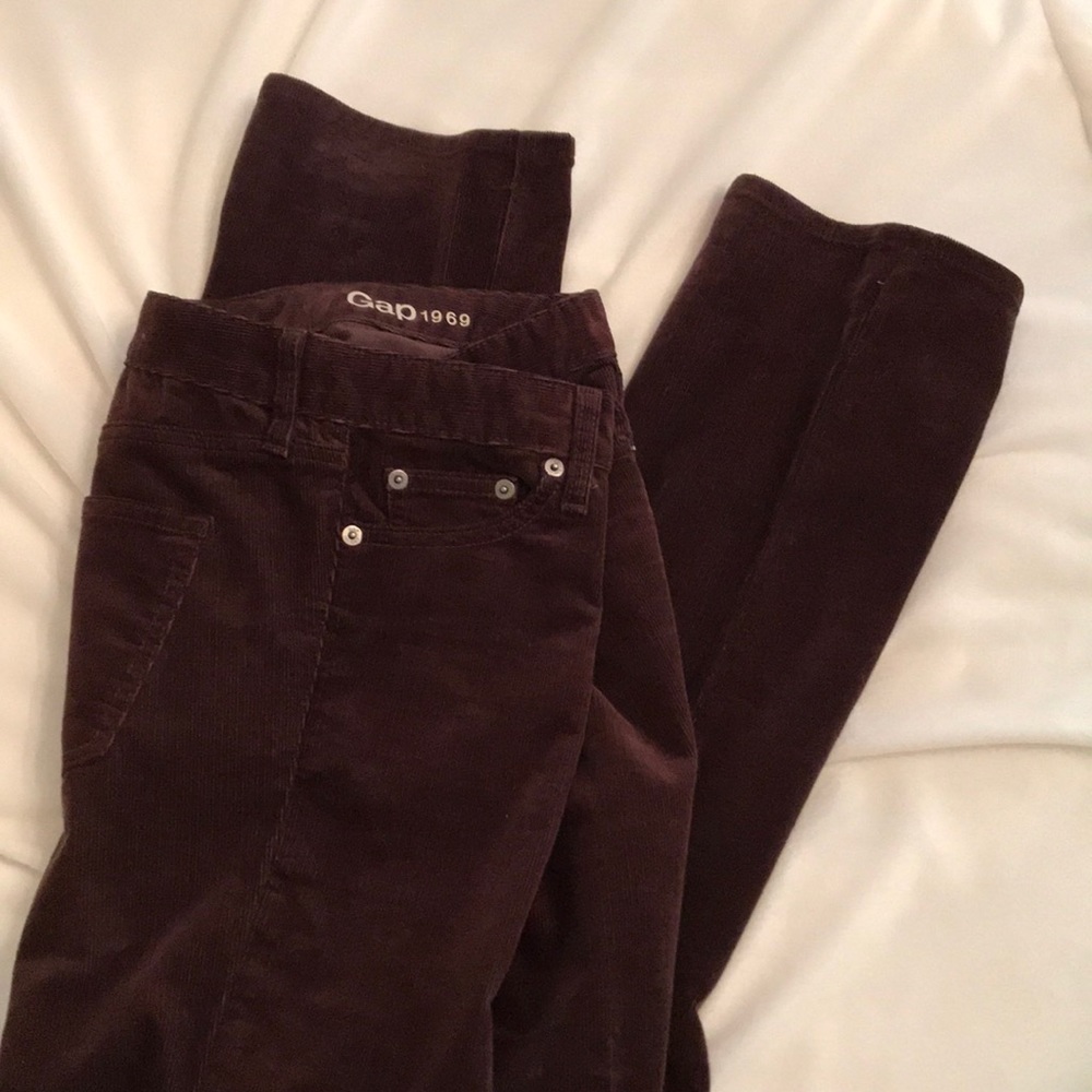 Brown corduroys